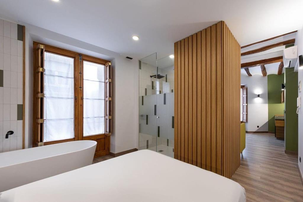 Apartamento Precioso Loft Con Banera De Isla Alcoy Exterior foto