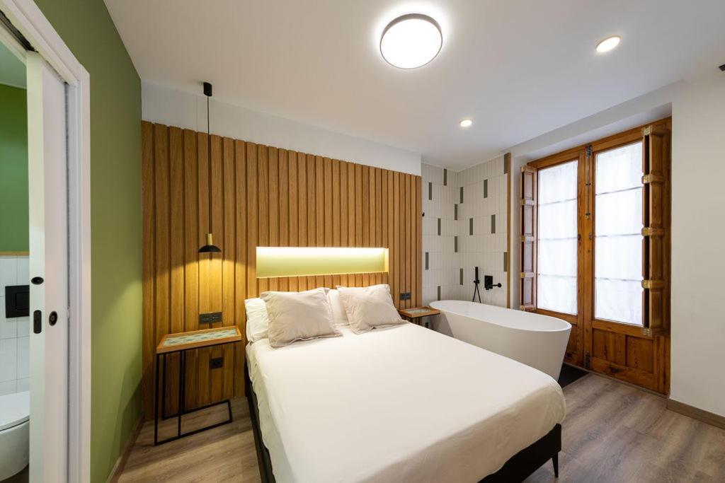 Apartamento Precioso Loft Con Banera De Isla Alcoy Exterior foto